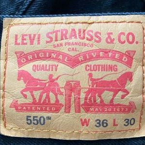 Levis 550 men’s jeans